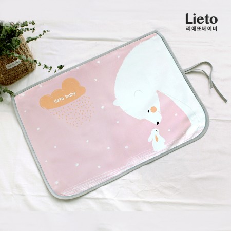 Lieto ผ้าม่านบังแดด สำหรับลูกน้อย ลาย Pink Bear