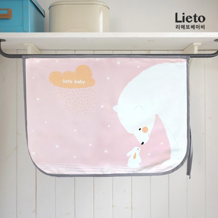 Lieto ผ้าม่านบังแดด สำหรับลูกน้อย ลาย Pink Bear