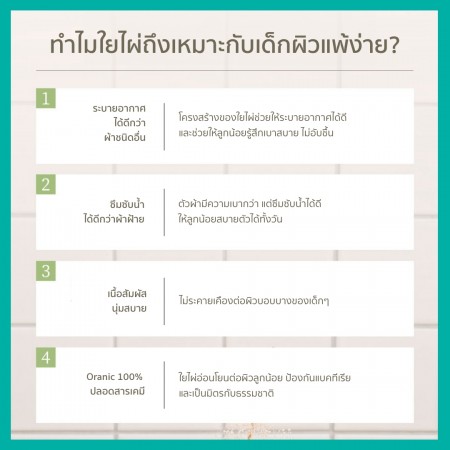Lieto Diapers ผ้าอ้อมใยไผ่ ไร้สารเรืองเเสง 5 ผืน