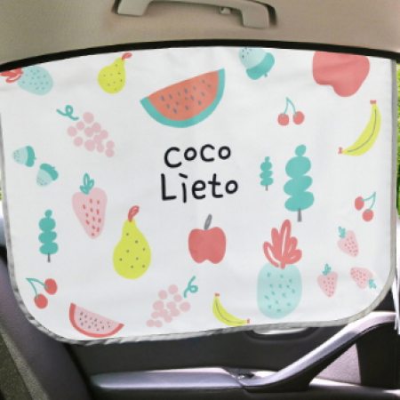 Lieto ผ้าม่านบังแดด สำหรับลูกน้อย ลาย ผลไม้ (Fruity)