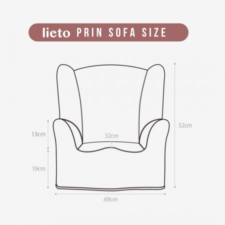 Lieto Baby Sofa รุ่น Prin โซฟาสำหรับลูกน้อย 1 ที่นั่ง เก้าอี้เด็ก โซฟาเด็ก เก้าอี้หัดนั่ง เก้าอี้เด็กมินิมอล
