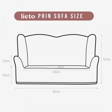 Lieto Baby Sofa รุ่น Prin โซฟาสำหรับลูกน้อย 2 ที่นั่ง เก้าอี้เด็ก โซฟาเด็ก เก้าอี้หัดนั่ง เก้าอี้เด็กมินิมอล