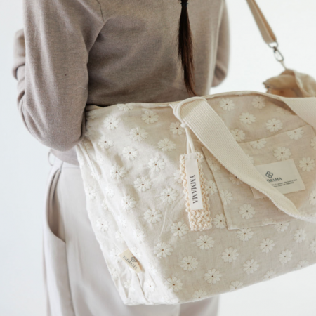 LIETO x YMMAMA Big Yum Bag ลายดอกไม้ (Natural Flower) กระเป๋าคุณแม่ กระเป๋าใส่ขวดนม กระเป๋าใส่ผ้าอ้อม ใบใหญ่จุได้เยอะ