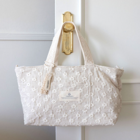 LIETO x YMMAMA Big Yum Bag ลายดอกไม้ (Natural Flower) กระเป๋าคุณแม่ กระเป๋าใส่ขวดนม กระเป๋าใส่ผ้าอ้อม ใบใหญ่จุได้เยอะ