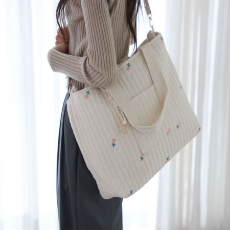 LIETO x YMMAMA Big Yum Bag ลาย Coral กระเป๋าคุณแม่ กระเป๋าใส่ขวดนม กระเป๋าใส่ผ้าอ้อม ใบใหญ่จุได้เยอะ