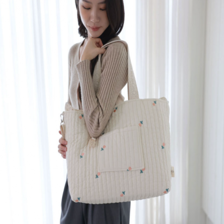 LIETO x YMMAMA Big Yum Bag ลาย Coral กระเป๋าคุณแม่ กระเป๋าใส่ขวดนม กระเป๋าใส่ผ้าอ้อม ใบใหญ่จุได้เยอะ